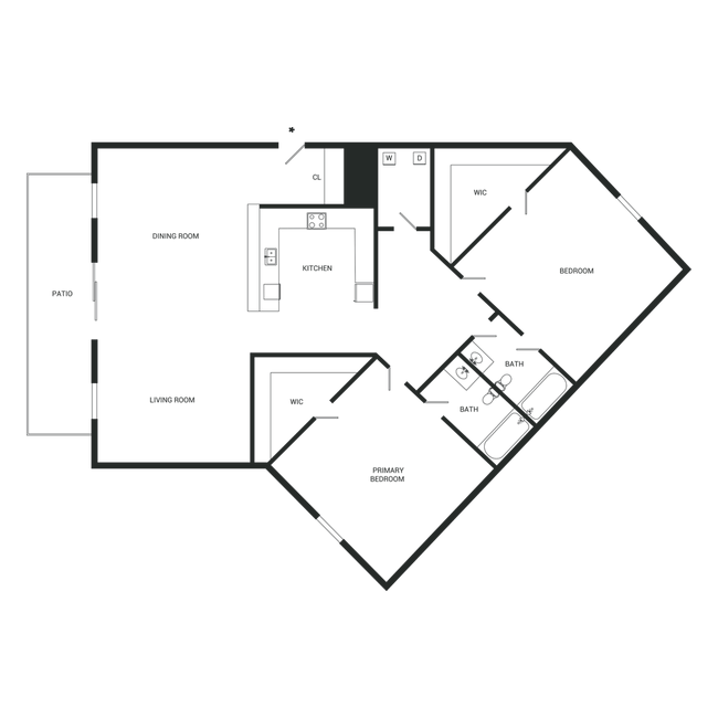 Floorplan - Bass Lofts Apartments