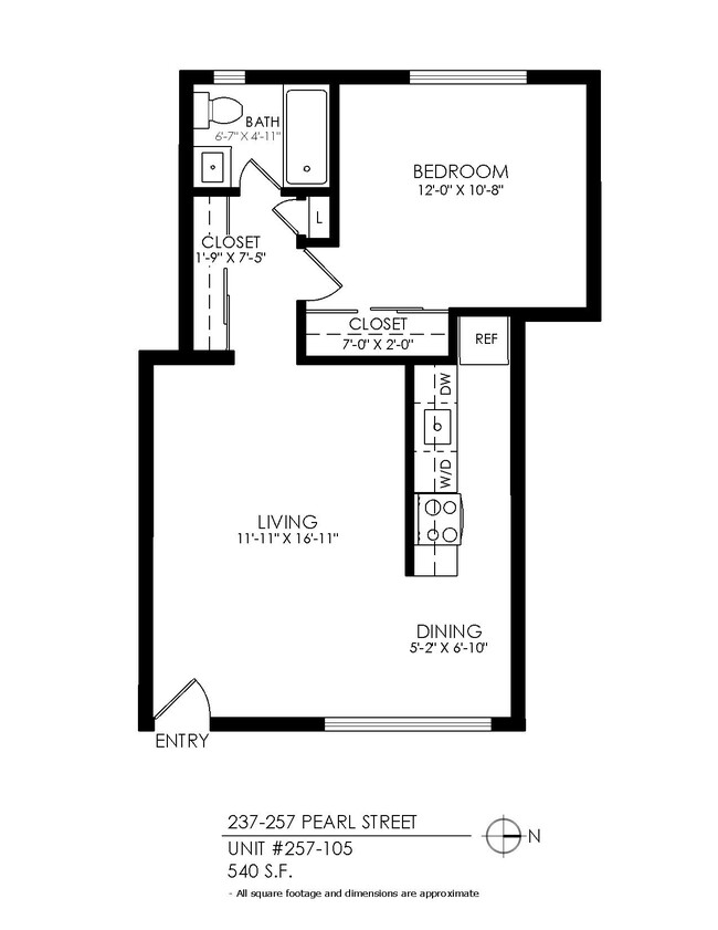 Floorplan - Pearl Street Flats