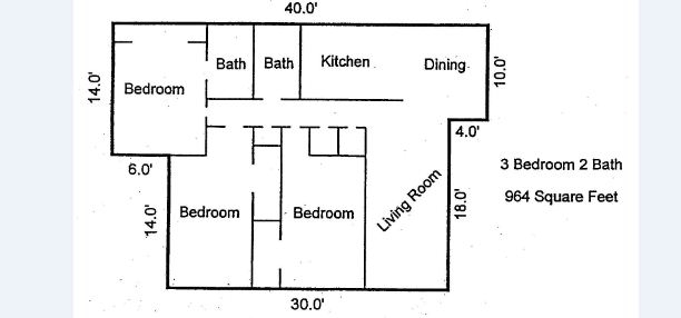 3BR/2BA - Churchill Village