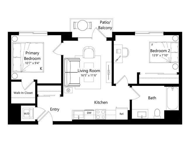 Floorplan - The Santa Monica Collection - 1430 Lincoln