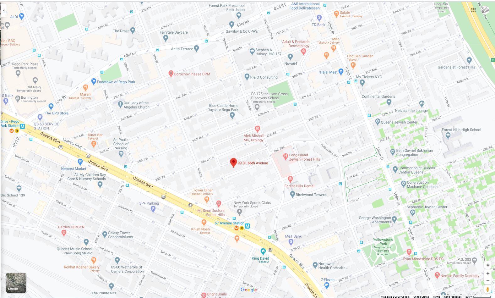 Location - 99-31 66th Ave