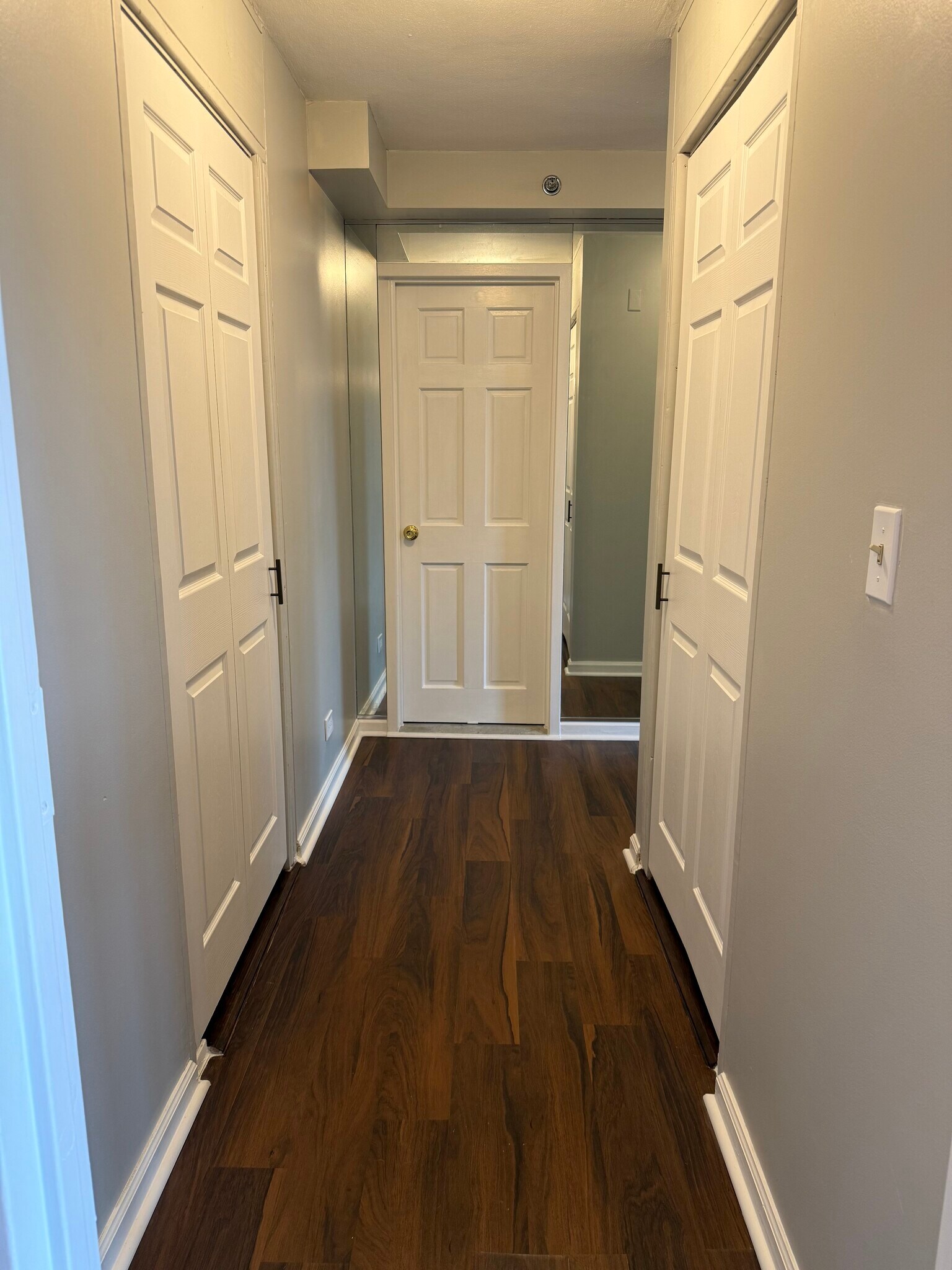 Hallway from entryway to bathroom and bedrooms - 620 Peachtree St NE
