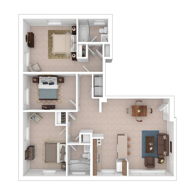 Floorplan - Carver Terrace Apartments