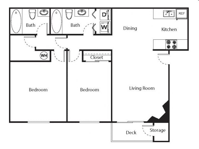 2BR/2BA - Scout