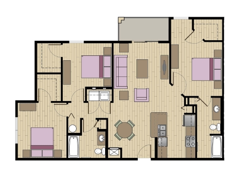 Floorplan - Summerset Apartments