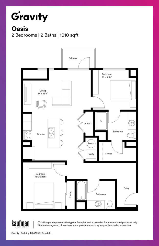 Floorplan - Building B at Gravity