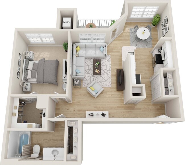 Floorplan - Orchards Apartments