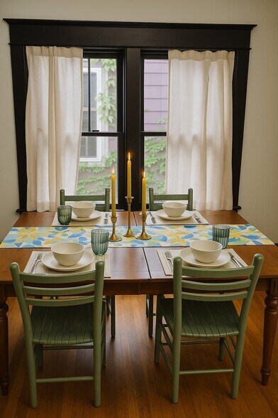 Dining set included - 99 Custer St