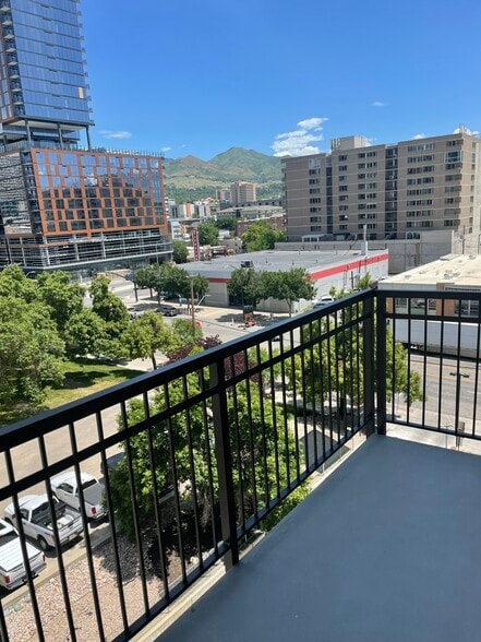 View to the East from balcony - 350 S 200 E