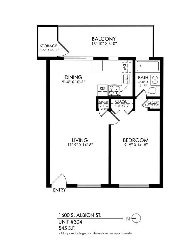 Floorplan - 1600 S Albion