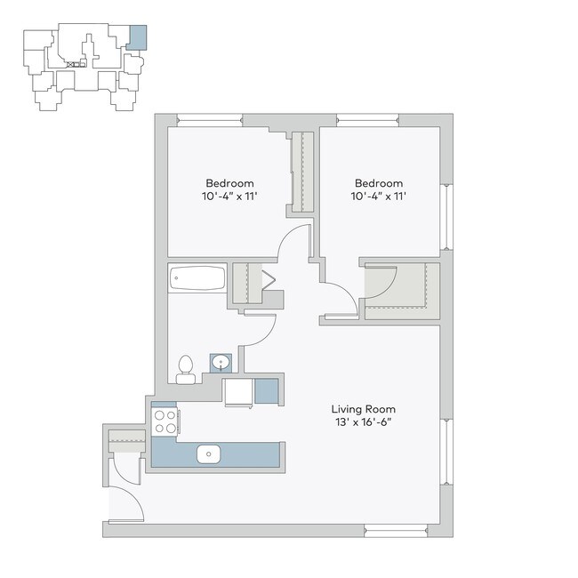Floorplan - Montclair on the Park