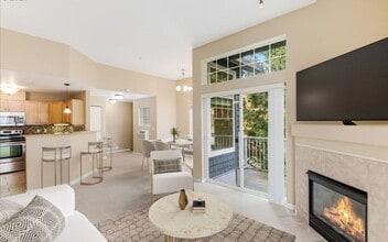 Building Photo - Bright 2BR / 2BA End-Unit Tanasbourne Condo w/ High Ceilings, Gas Fireplace, Private Balcony + At...