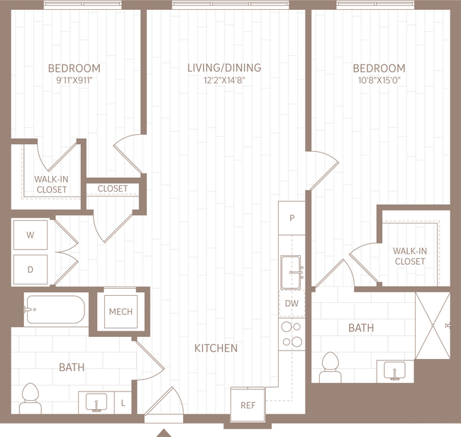 Floorplan - Revio Revere Beach