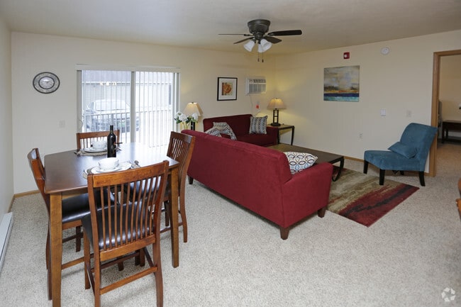 Two Bedroom - Living Area - Country View Apartments