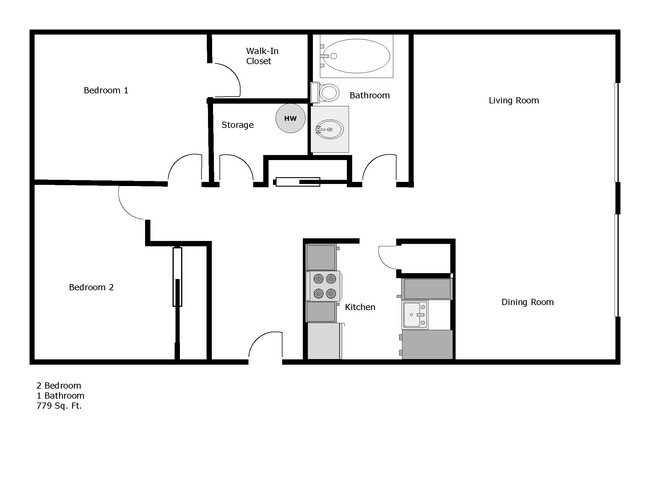 Floorplan - Rainier Glen Apartments