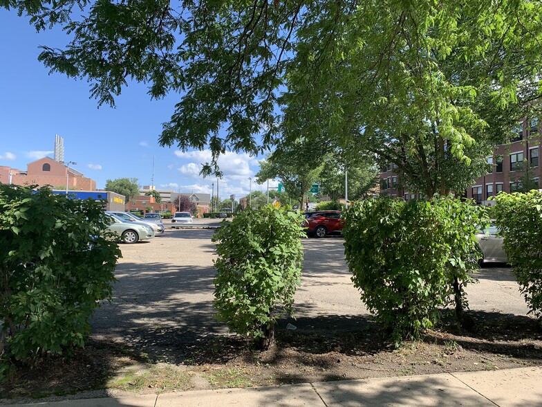 Parking lot with spaces for rent. - 604 E Mifflin St