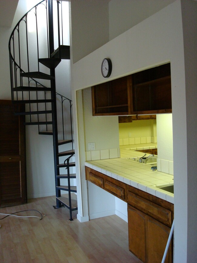 Stairs from Living Area to Loft - 732 Lake Terrace Cir