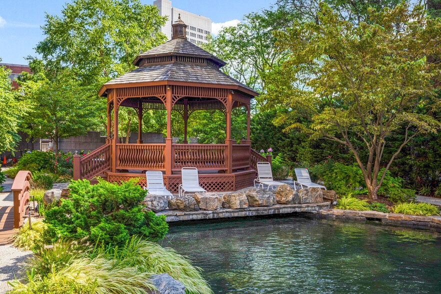 Retreat to shade in gazebo. - 4 Martine Ave