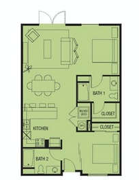floor plan - 435 W Center Street Promenade