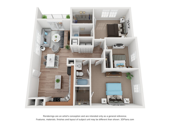 Floorplan - Meadowridge Apartments