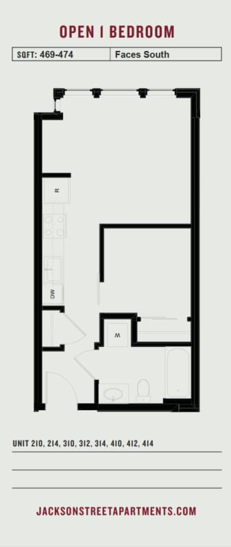 Floorplan - Jackson Street