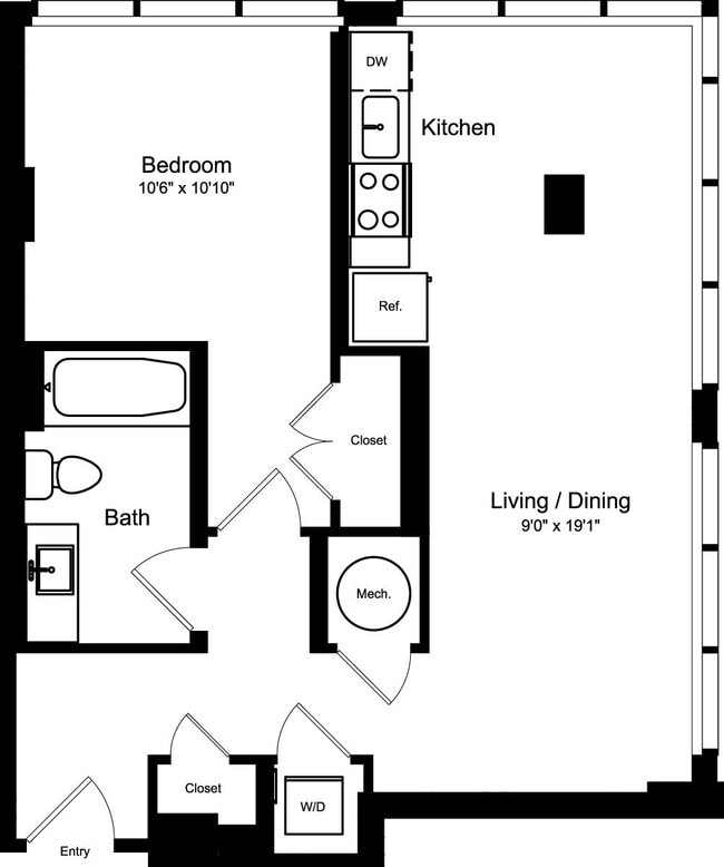Floorplan - 455 Eye Street