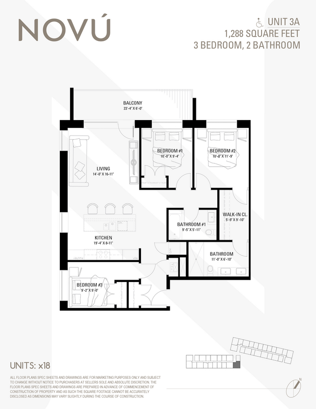 Floorplan - Novu Apartments