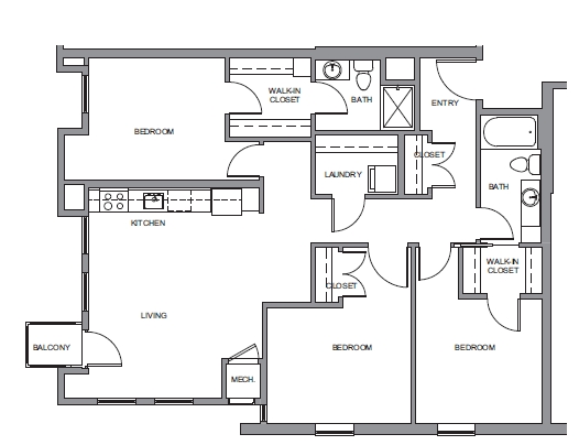 3BR/2BA - Elgin Artspace Lofts - For Artists Only