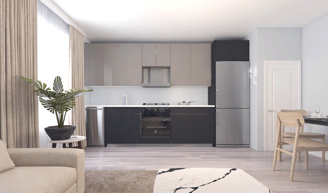 Kitchen/Living Room 1b/1b on Haverford - 3951 Lancaster