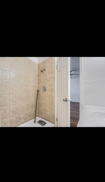 Main bedroom shower - 7137 S Webster St