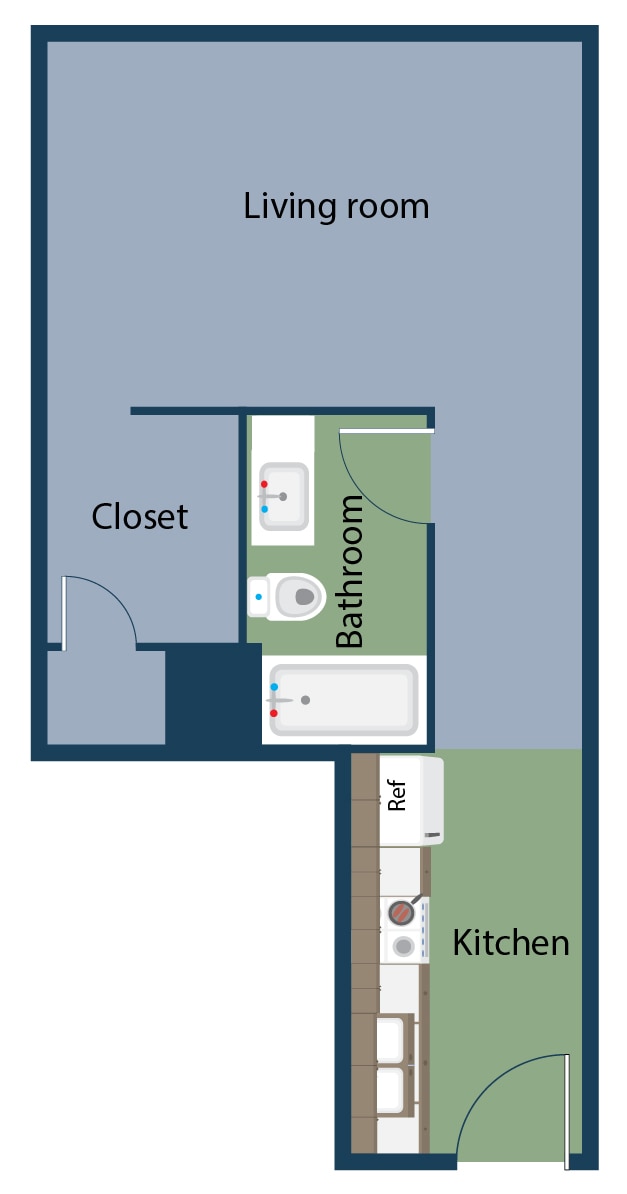 Floorplan - South Main Artspace Lofts