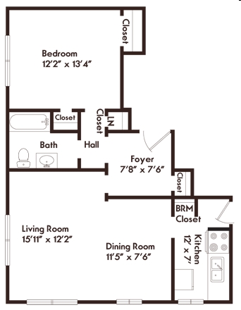 1BR/1BA - The Raleigh Apartments