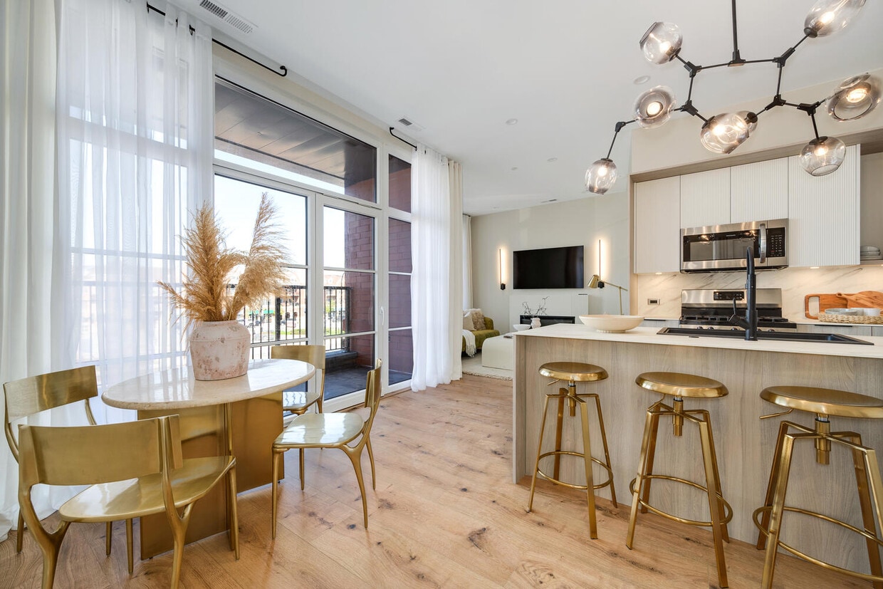 Open Concept Living Space - Prospect Place Luxury Apartments