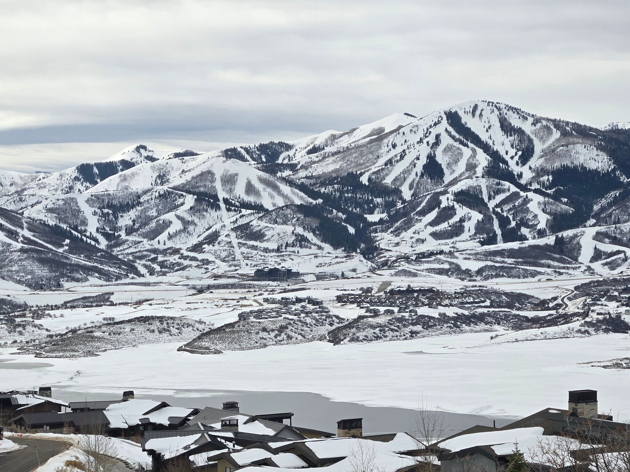 Winter view of Deer Valley from the dining room - 11624 White Tail Ct