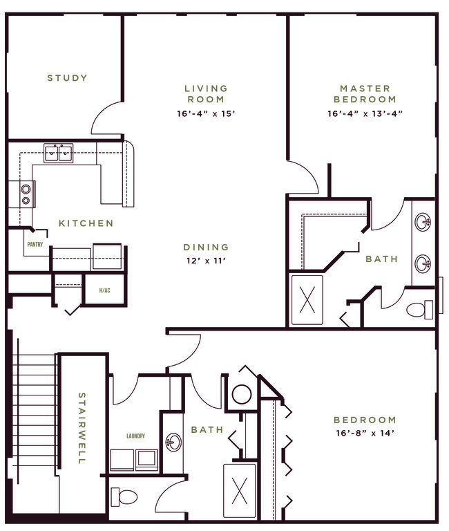 Floorplan - Tower 24 Apartments