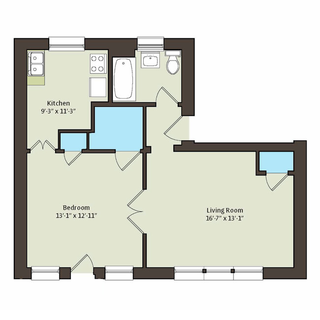 Floorplan - 5202-5210 S. Cornell Avenue