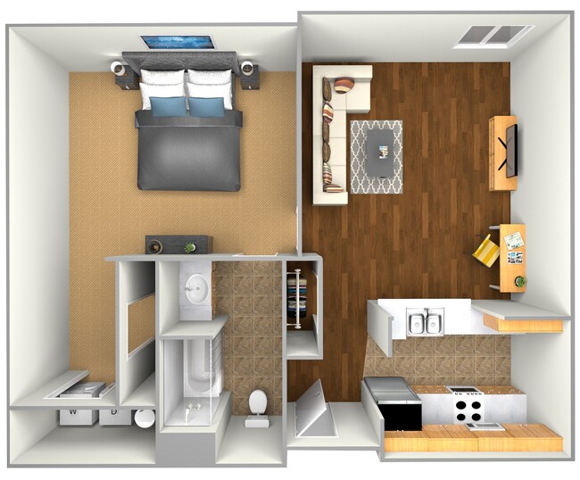 Floorplan - The Cornerstone Apartments