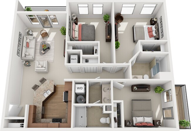 Floorplan - The Enclave Luxury Apartments