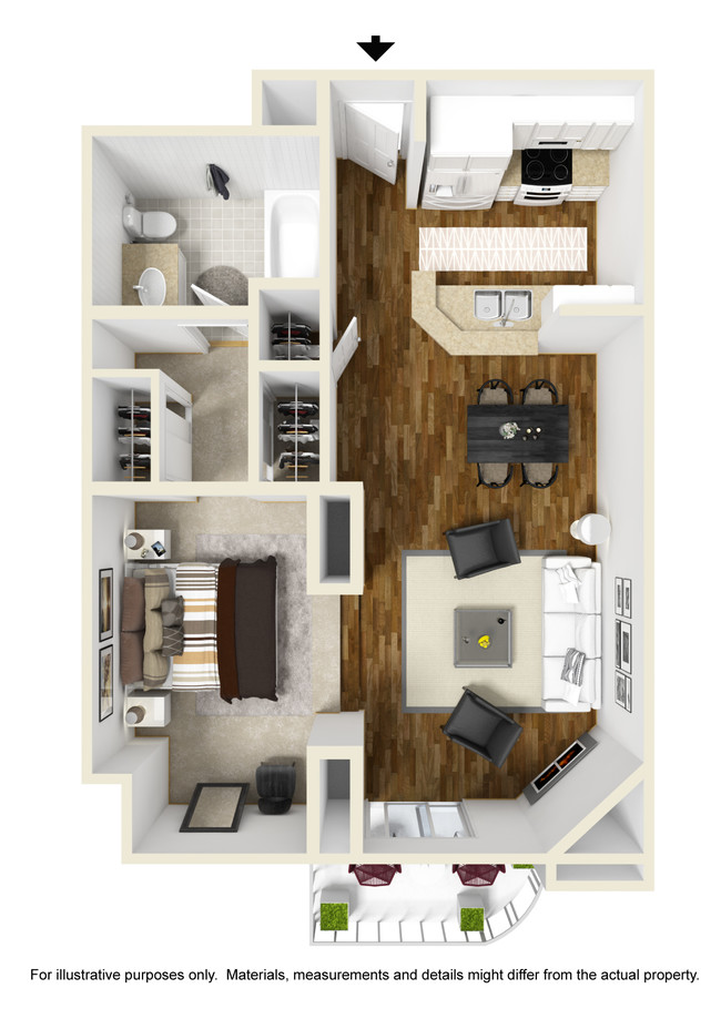 Floorplan - Palm Royale Apartments