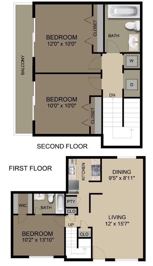 Floorplan - Briar Cove Apartments
