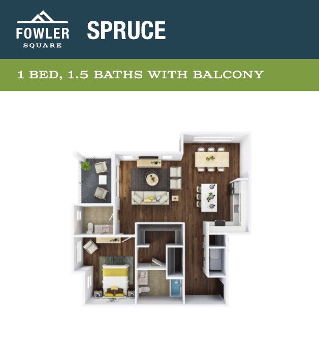 Floorplan - Fowler Square