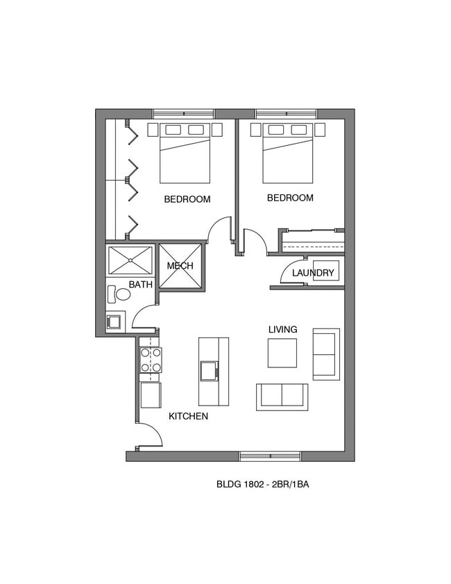 Floorplan - University Digs Apartments