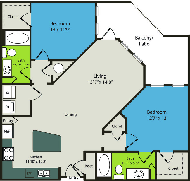 Floorplan - Waterford RiNo