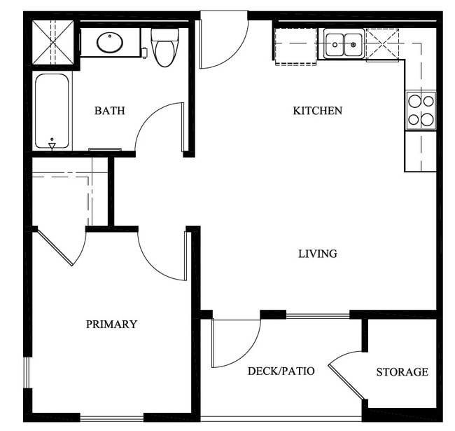 Floorplan - Cypress at Junipers Senior Apartments