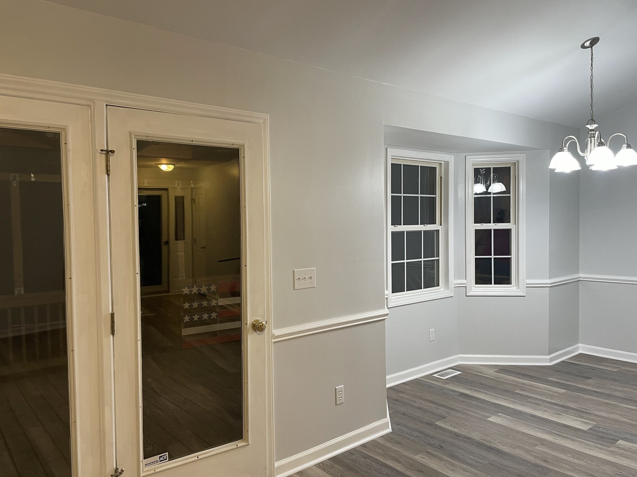 Dining Room and Back Door in Living Room - 104 Ironwood Ln