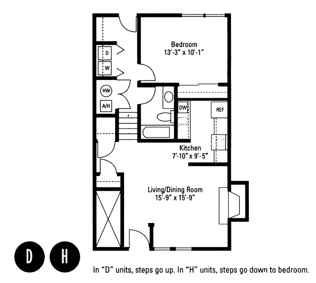 Floorplan - Crawford Square Apartments