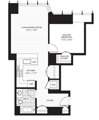 1BR/1BA - Millennium Tower