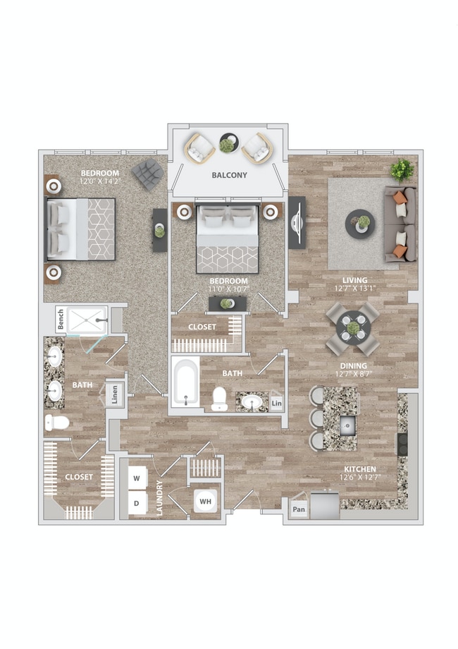 Floorplan - Connery on Providence 55+