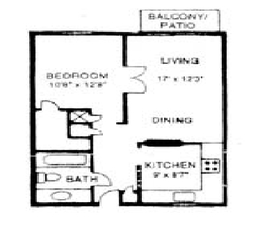 1BR/1BA - Emerald Ridge