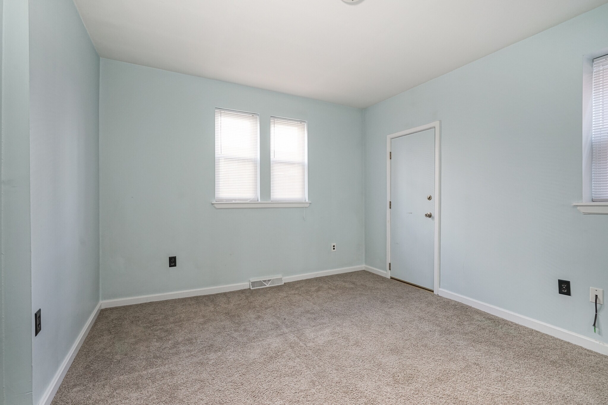 View of Bedroom with door to the back yard - 1217 Snyder Ave